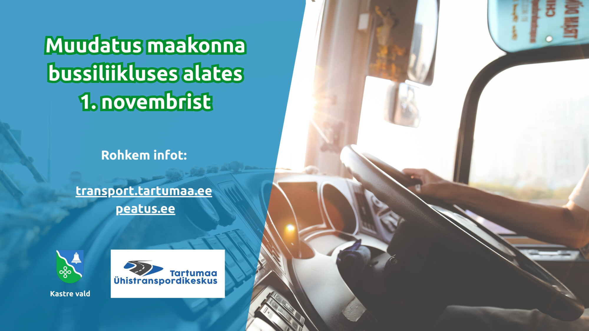 Muudatused maakonna bussiliinidel alates 1. septembrist (1)