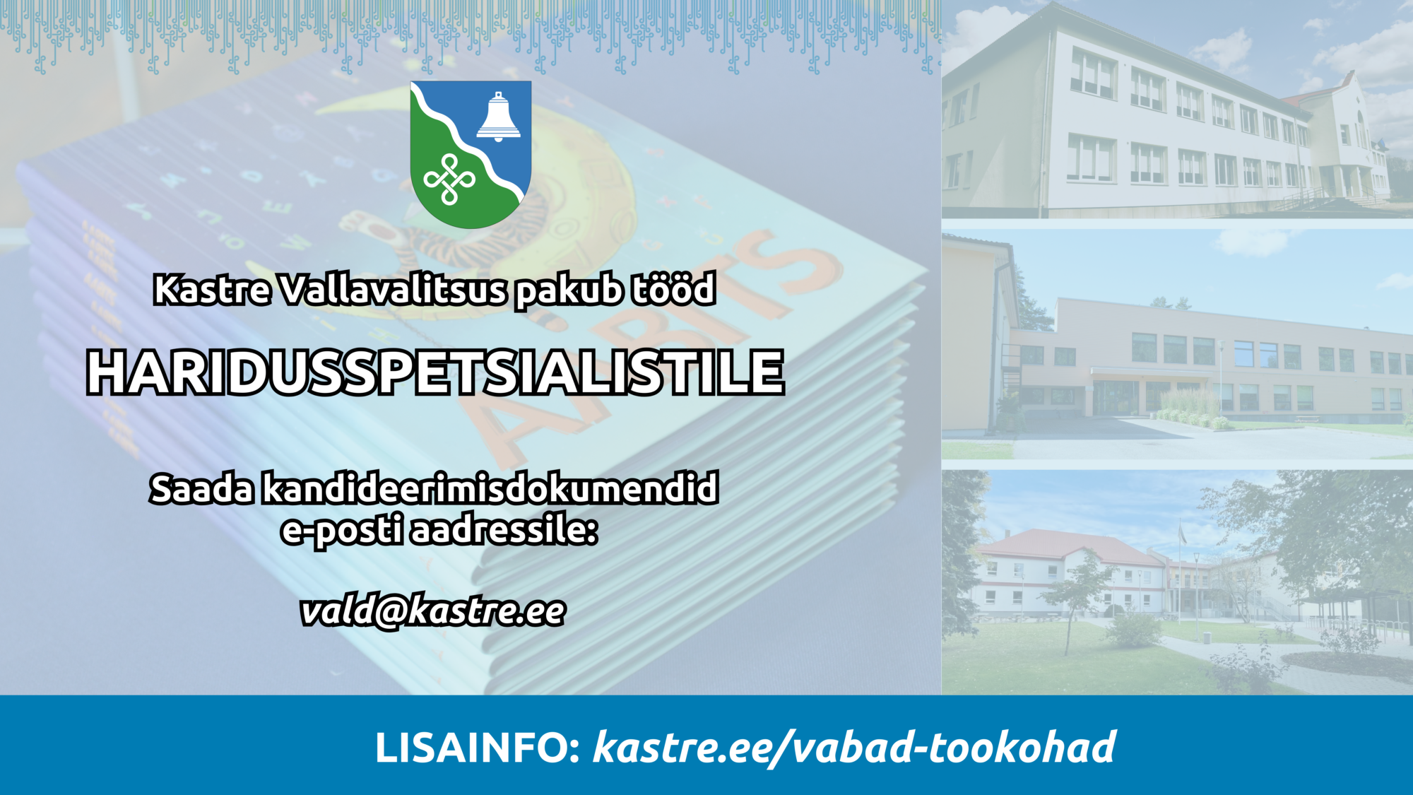 Kastre Vallavalitsus pakub tööd