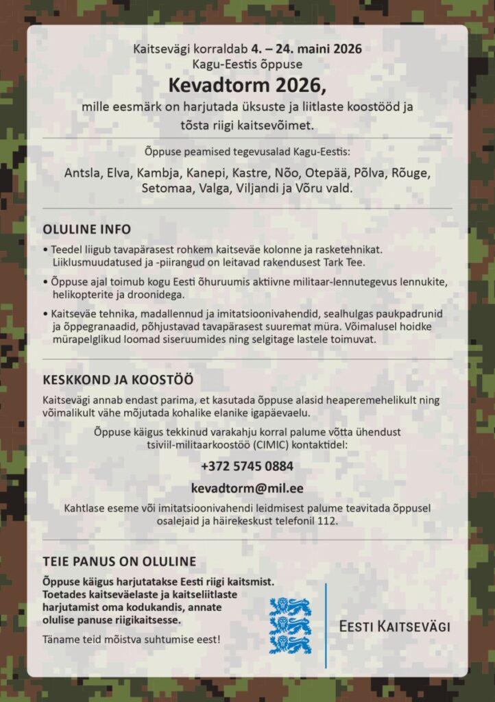 Kevadtorm2026 infoleht page
